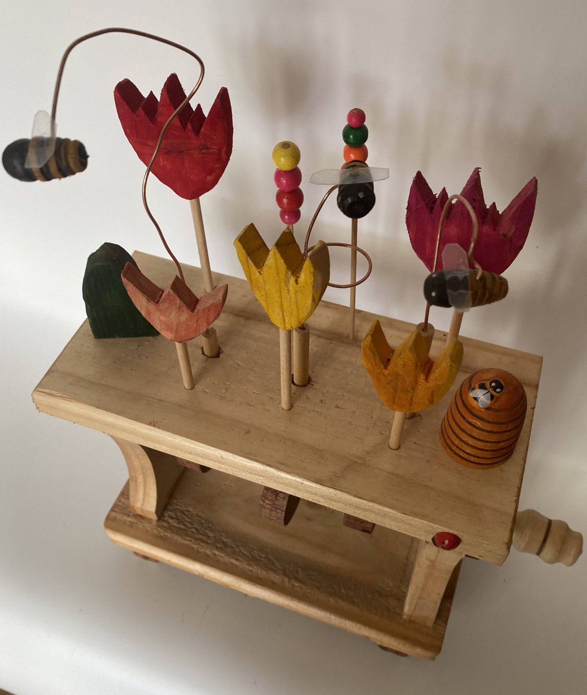 A view from high of the flowers and the bees A VIEW FROM HIGH OF THE FLOWERS AND BEES