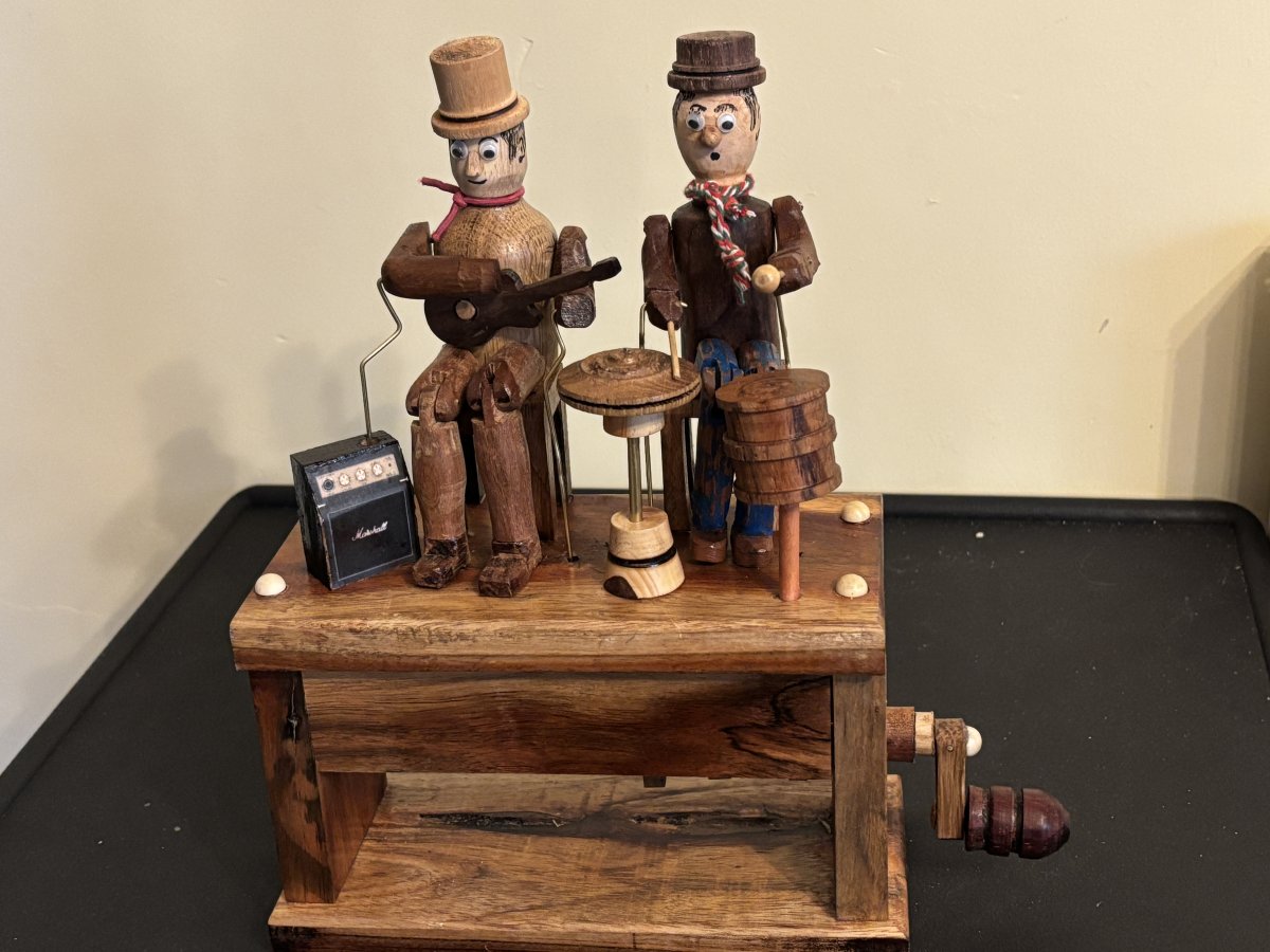 Guitar and Drummer Duo Overall View.